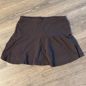 H&M Black A-Line Mini Skirt